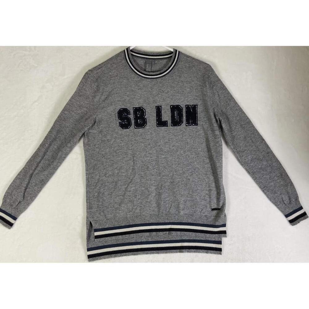 Sweaty Betty SB LDN Gray Pullover Sweater Size Small Active Workout Fitness EUC